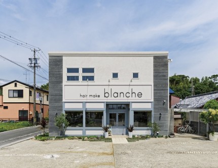 リニューアル　店舗改装　美容院　blanche　APOA