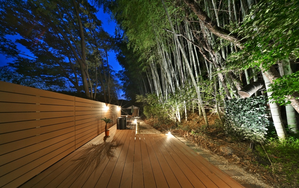 夜間照明 レンタル コレクション 屋外