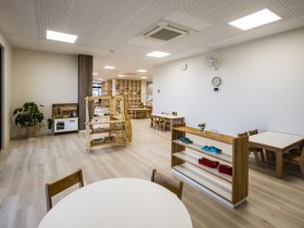 それぞれの成長段階に合わせた設備が整っています。