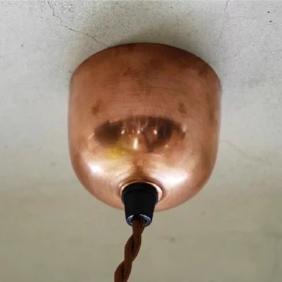 コッパー ペンダントライト 銅製 フランジカバー