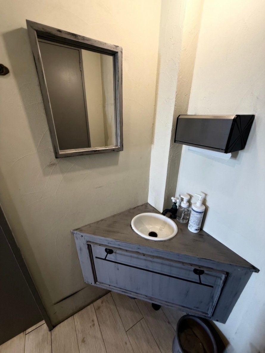 モール付き洗面台